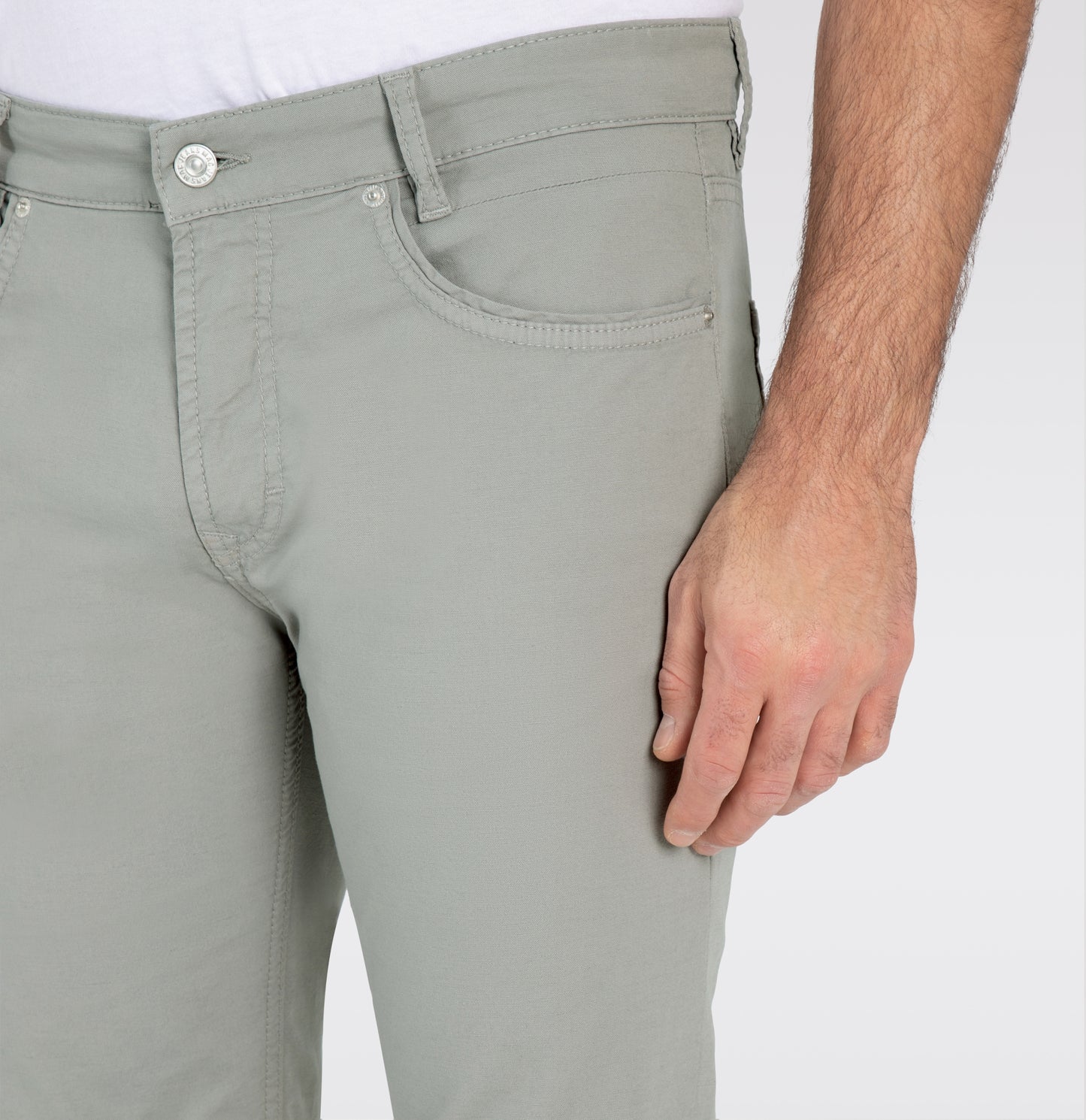 MAC JEANS - Arne Pipe, Garment Dyed Linen Melange Trousers MAC Men Bild 8
