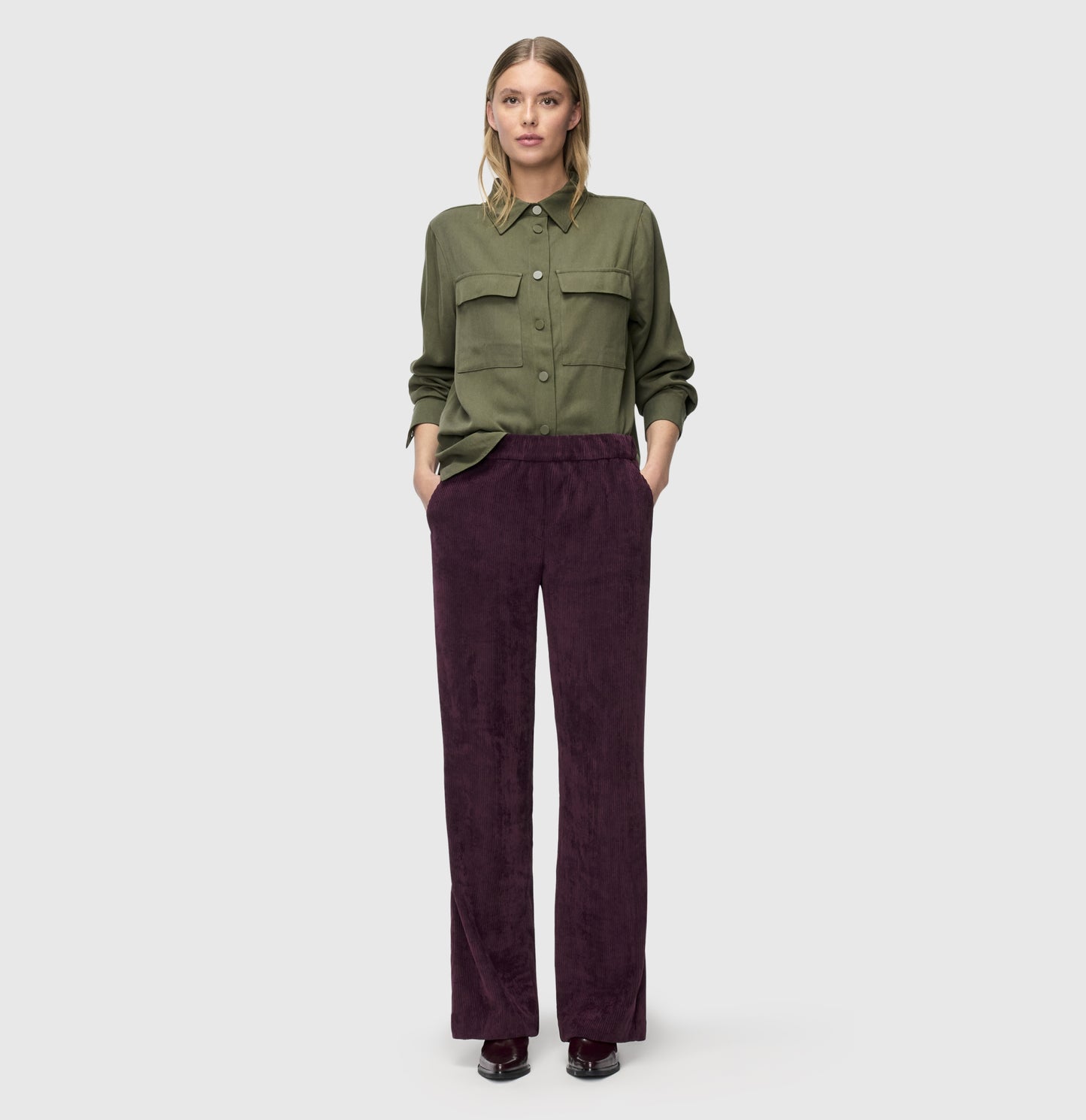 MAC JEANS - CHIARA, Fluid corduroy Trousers MAC Ladie Bild 11