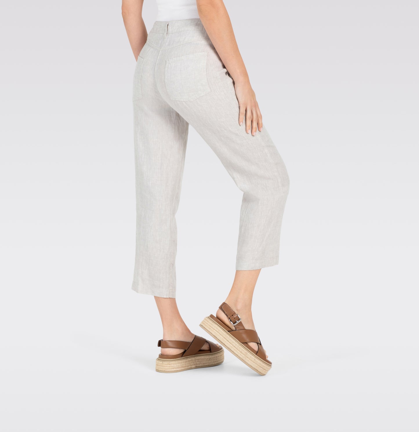 MAC JEANS - NORA, Pure linen Trousers MAC Ladie Bild 12