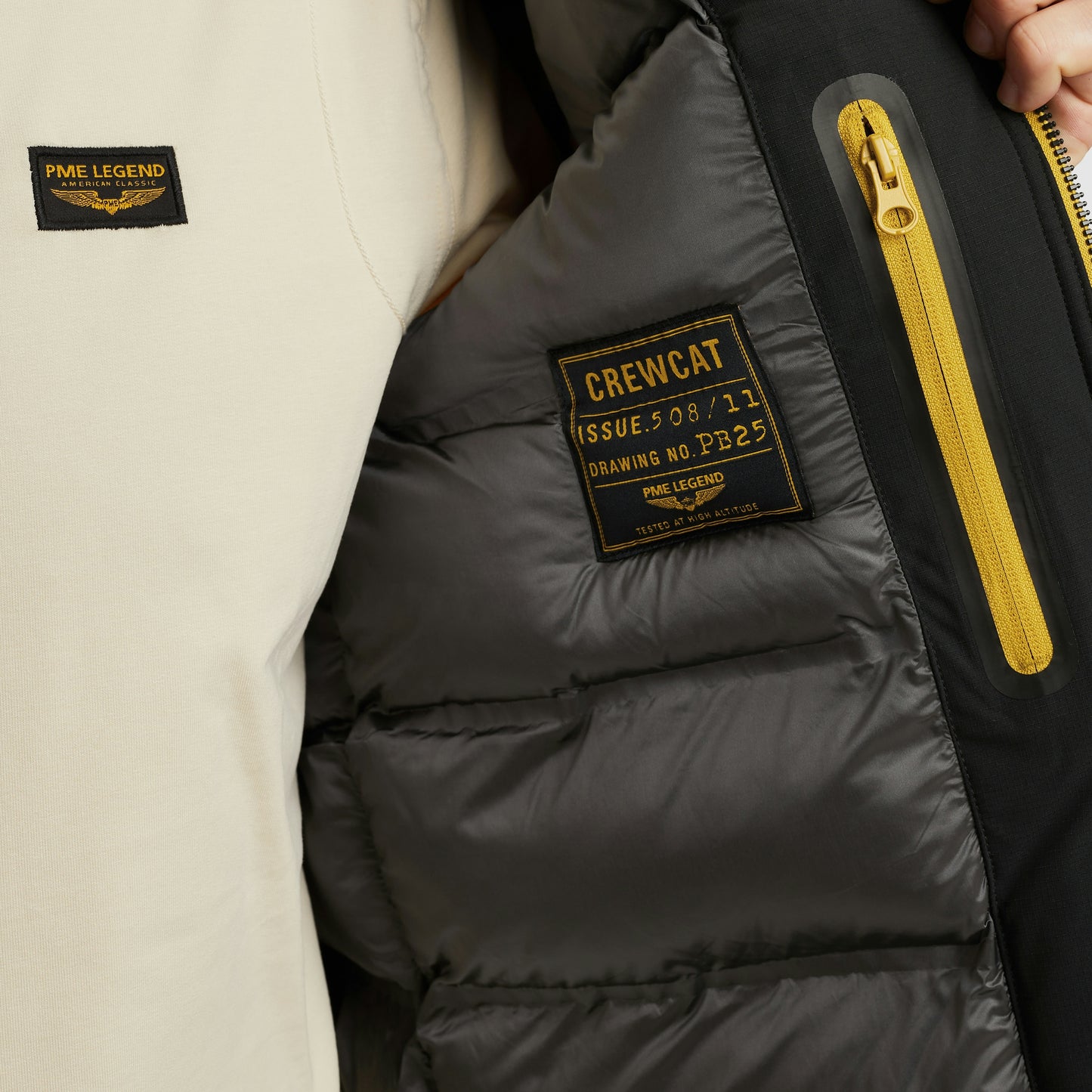 Semi long jacket CREWCAT Ripper Jet Black Bild 11