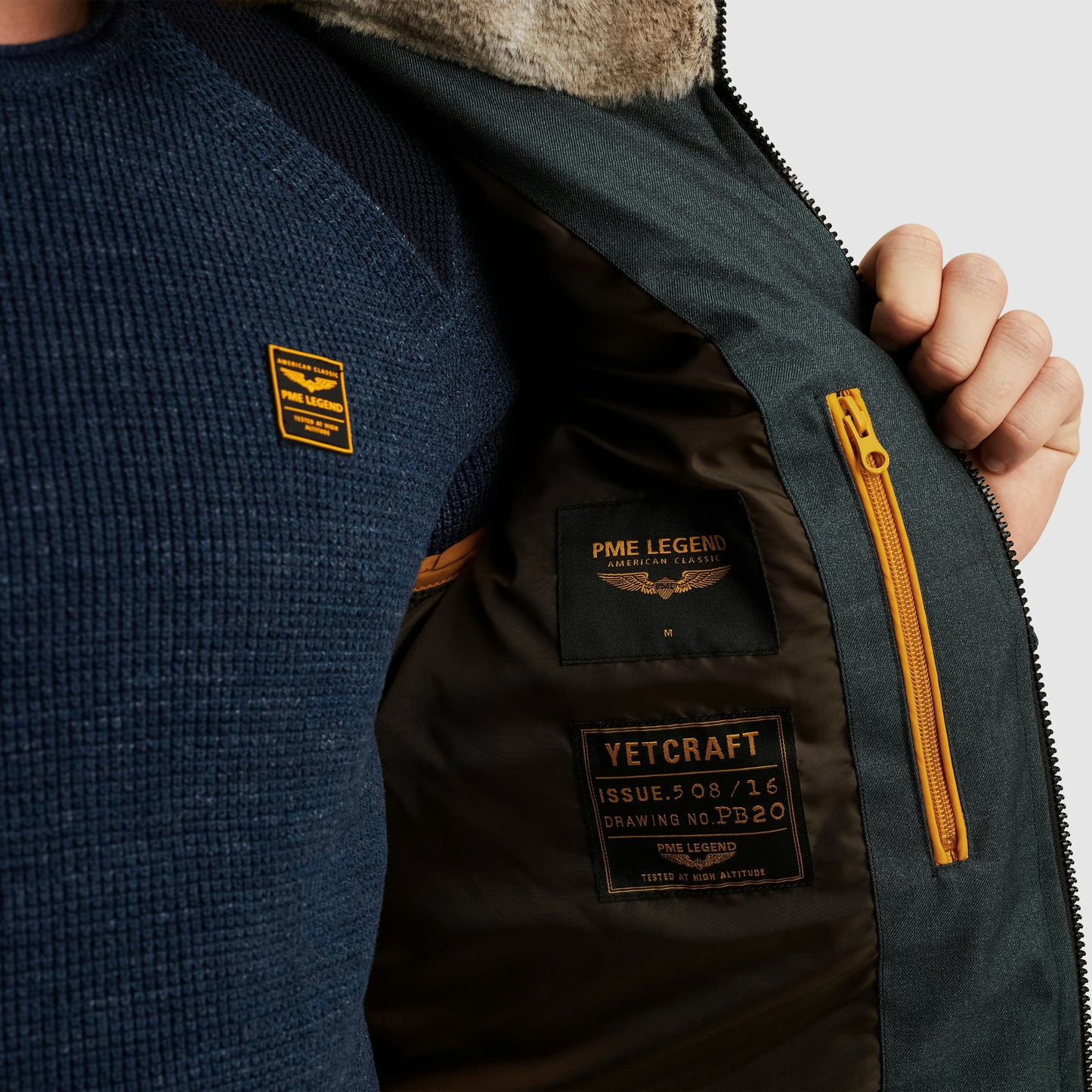 Semi long jacket YETCRAFT Melange Stargazer Bild 11