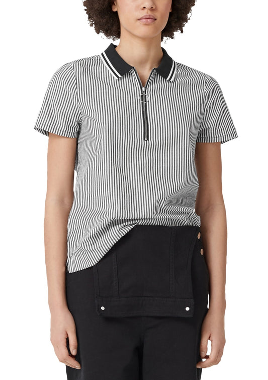 Bluse kurzarm GREY/BLACK Bild 2