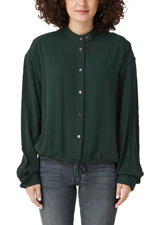 Bluse langarm dark green Bild 2