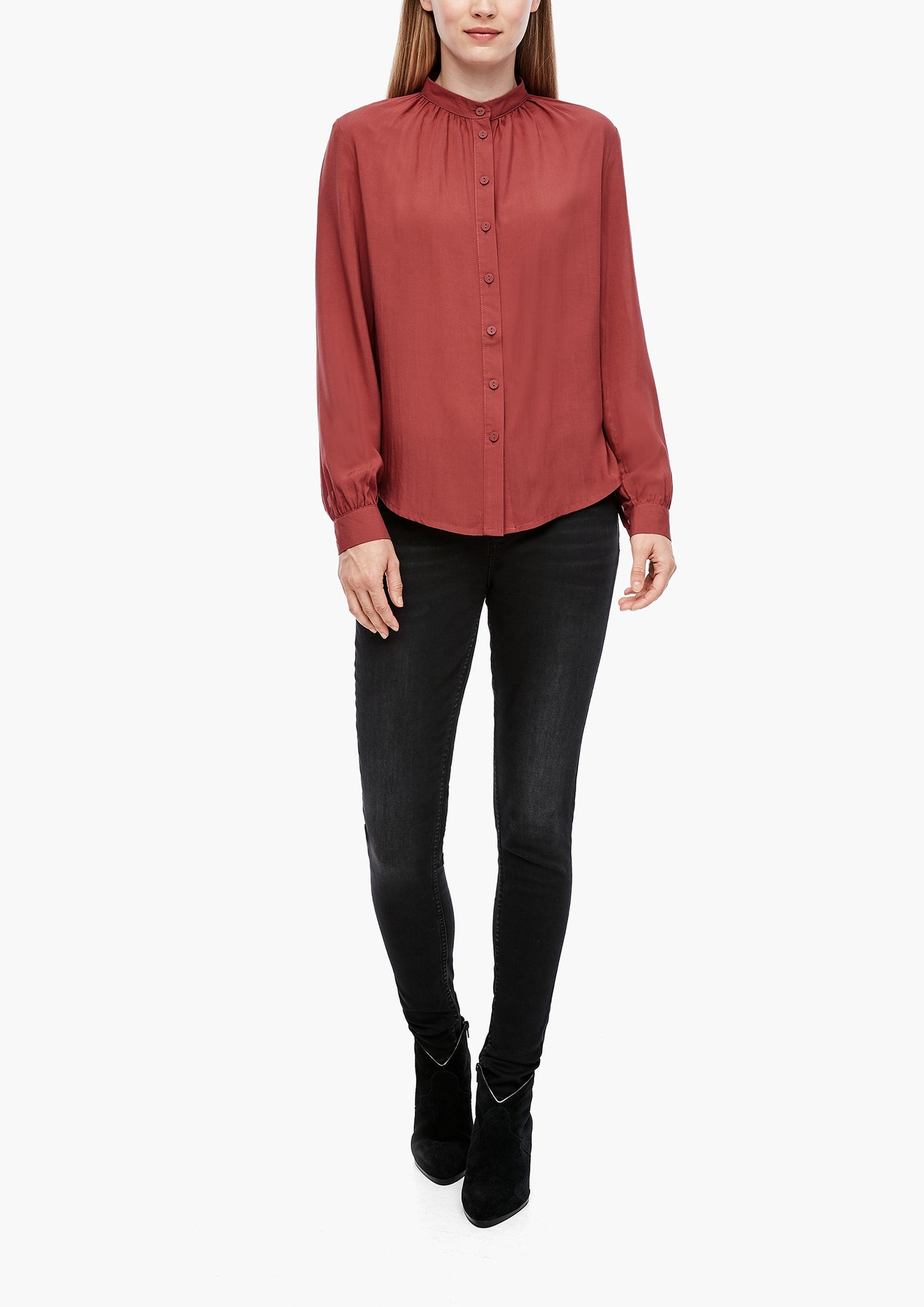 Bluse langarm russet Bild 4