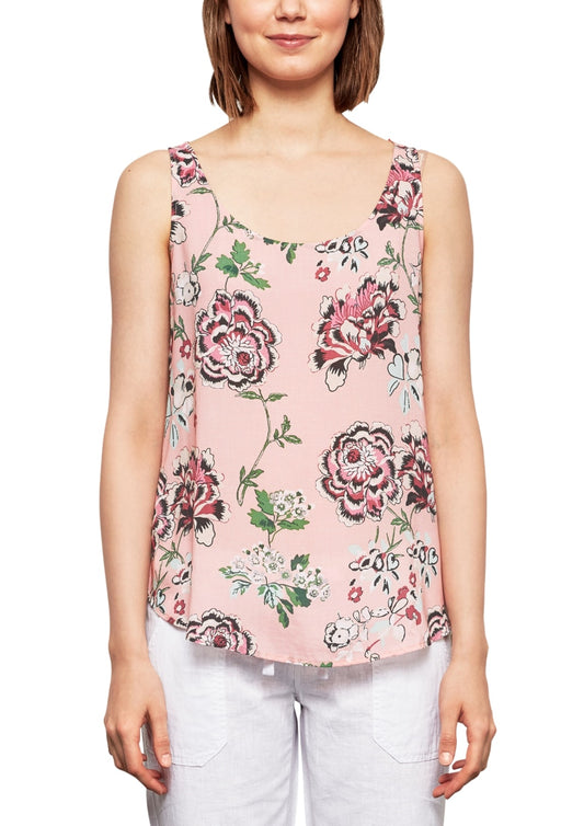 Bluse ärmellos ORANGE Bild 2