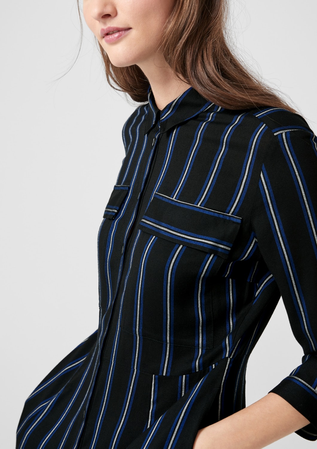 Blusenkleid GREY/BLACK Bild 4