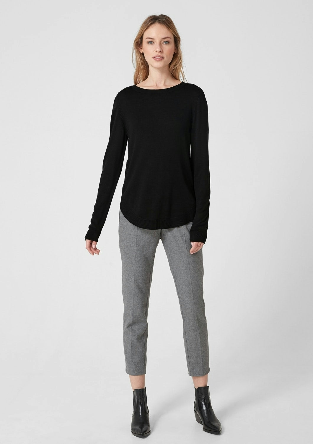 Pullover langarm GREY/BLACK Bild 5