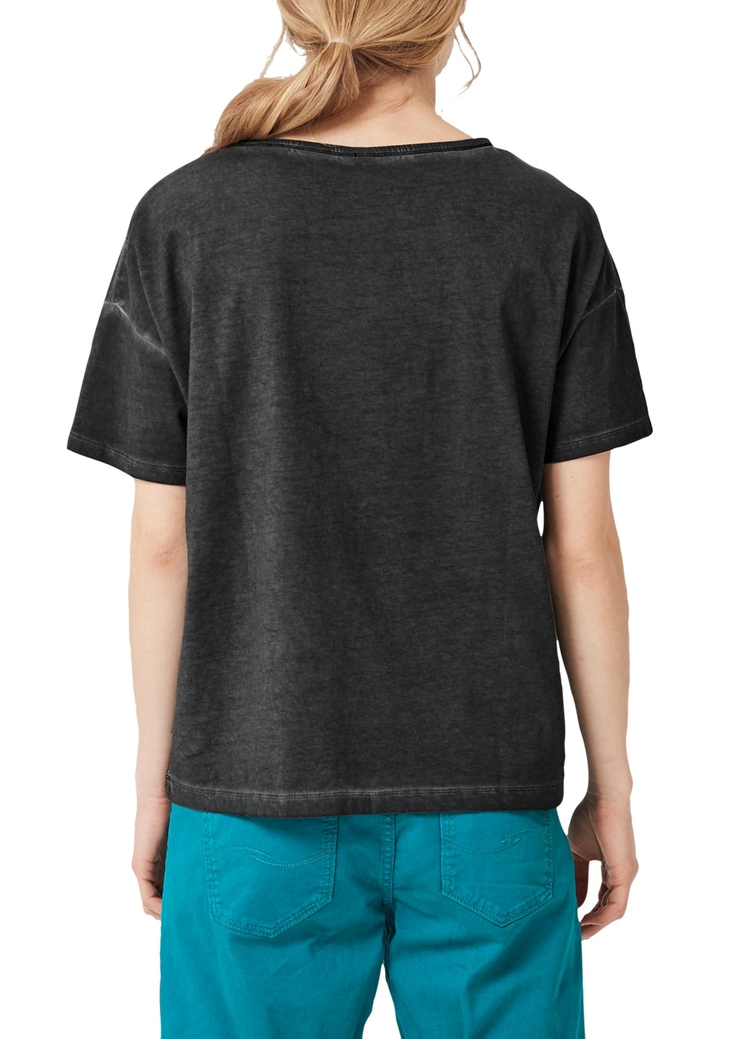 T-Shirt kurzarm GREY/BLACK Bild 3