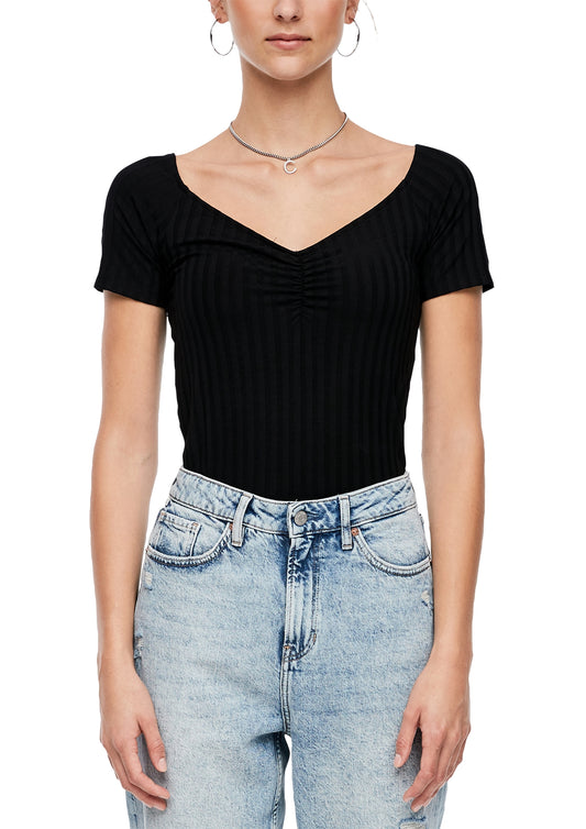 T-Shirt kurzarm GREY/BLACK Bild 2