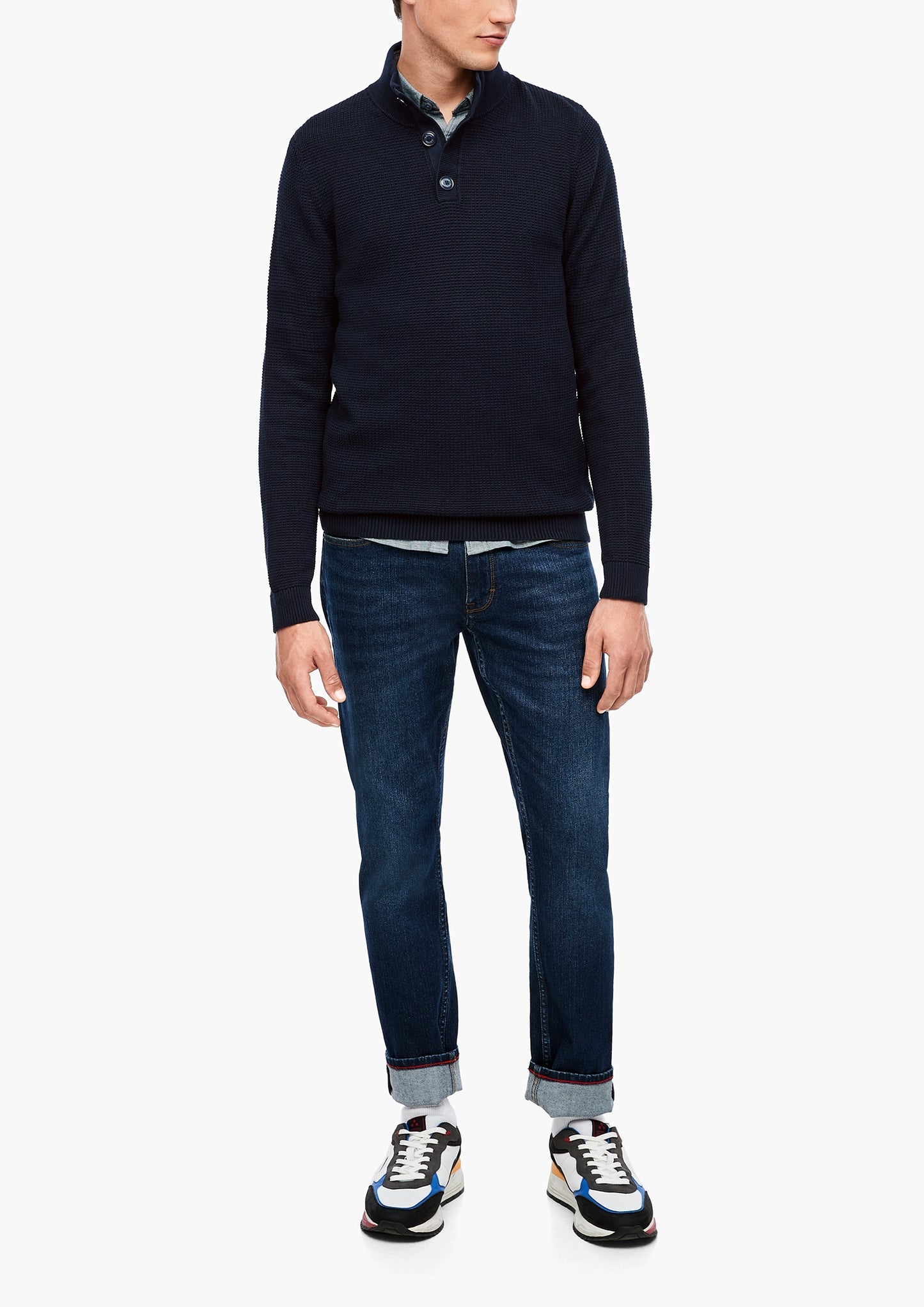 Feinstrickpullover BLUE Bild 4