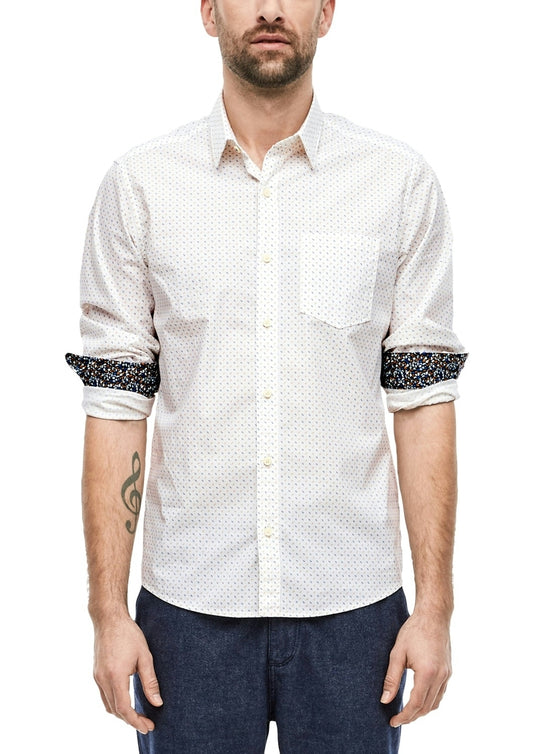 Hemd langarm white Bild 2