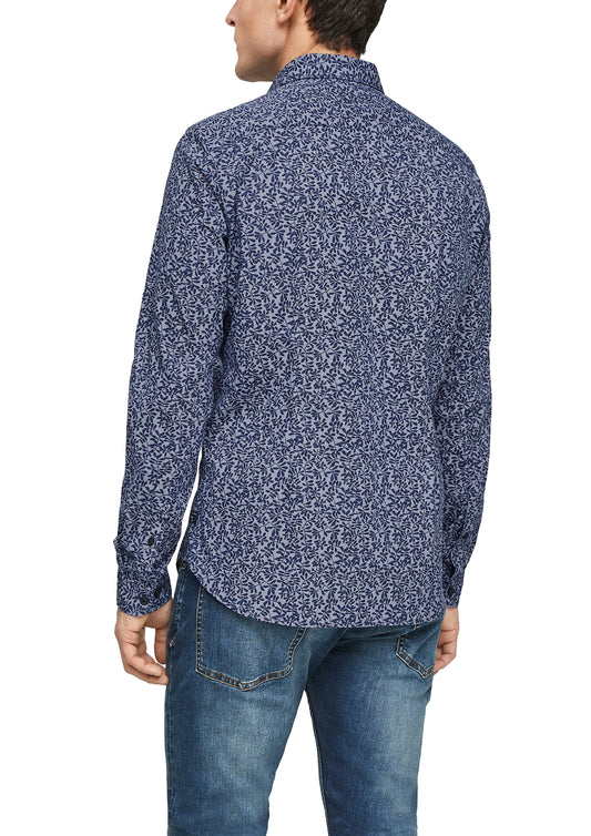 Hemd langarm BLUE Bild 2