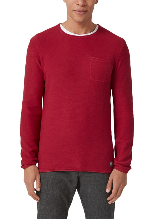 Pullover langarm dark red Bild 2