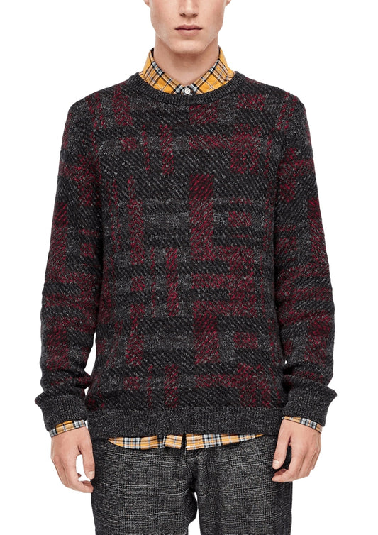 Pullover langarm GREY/BLACK Bild 2