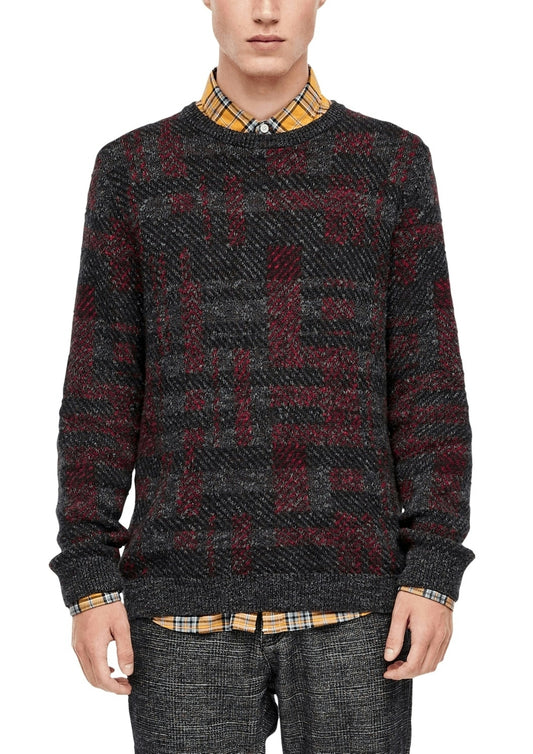 Pullover langarm GREY/BLACK Bild 2
