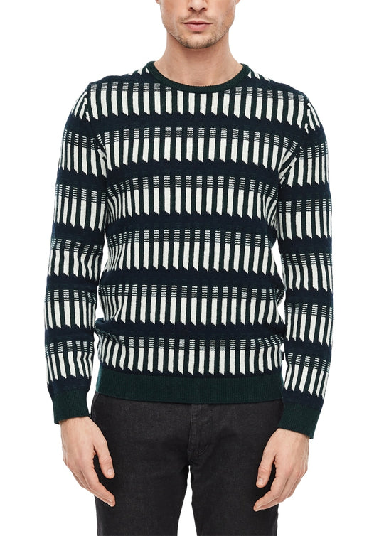 Pullover langarm BLUE GREEN Bild 2