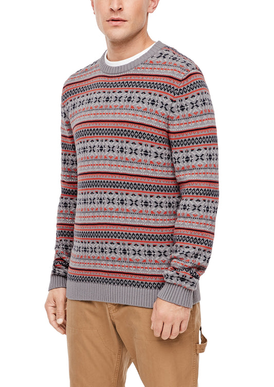 Pullover langarm light grey Bild 2