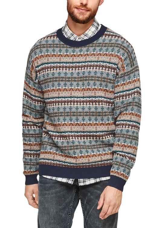 Pullover langarm dark blue Bild 2
