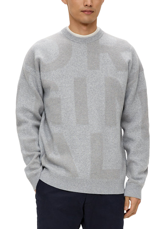 Strickpullover GREY/BLACK Bild 2