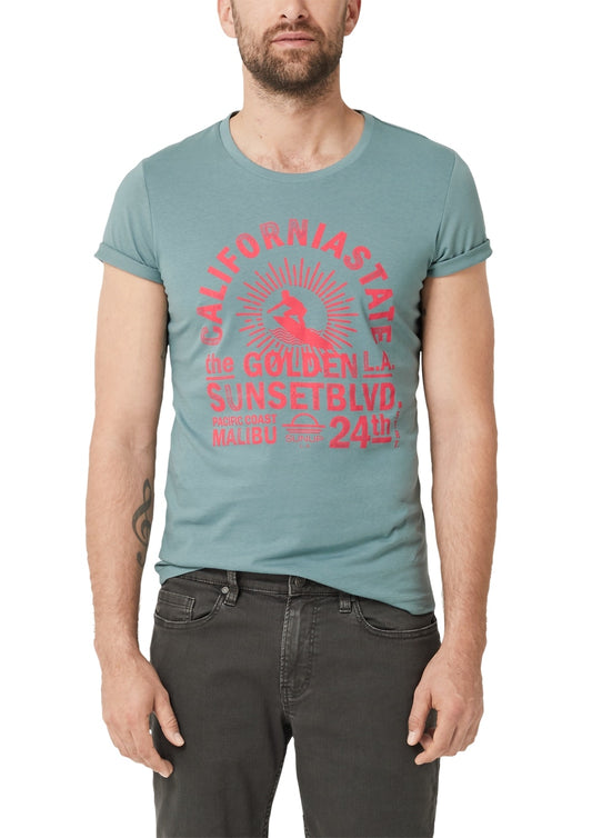 T-Shirt kurzarm BLUE GREEN Bild 2