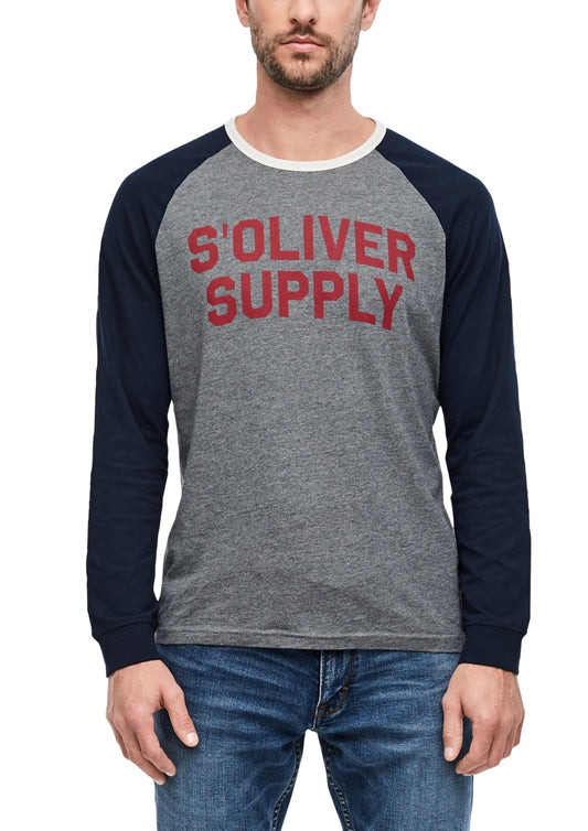 T-Shirt kurzarm GREY/BLACK Bild 2