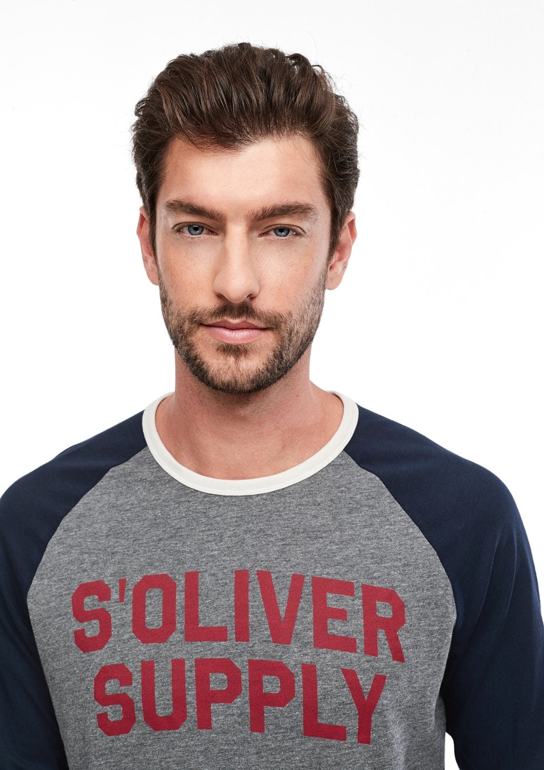 T-Shirt kurzarm GREY/BLACK Bild 5