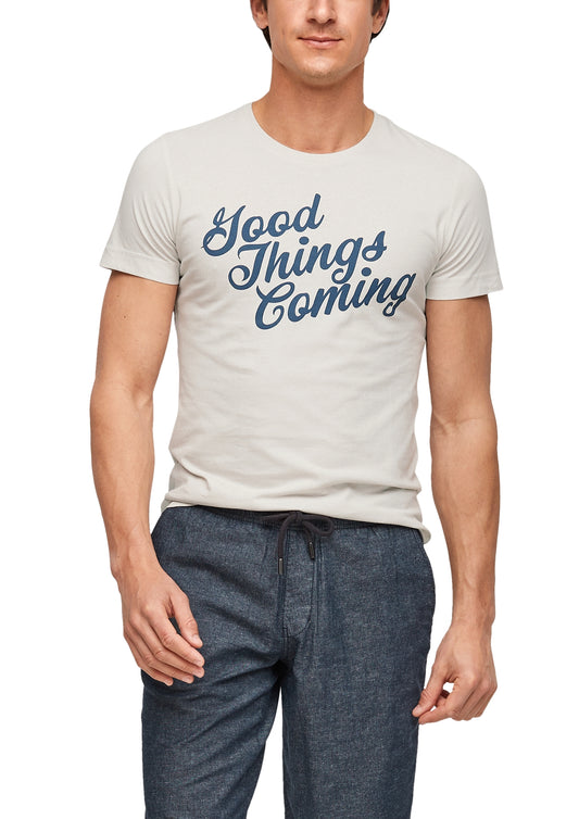 T-Shirt kurzarm off-white Bild 2