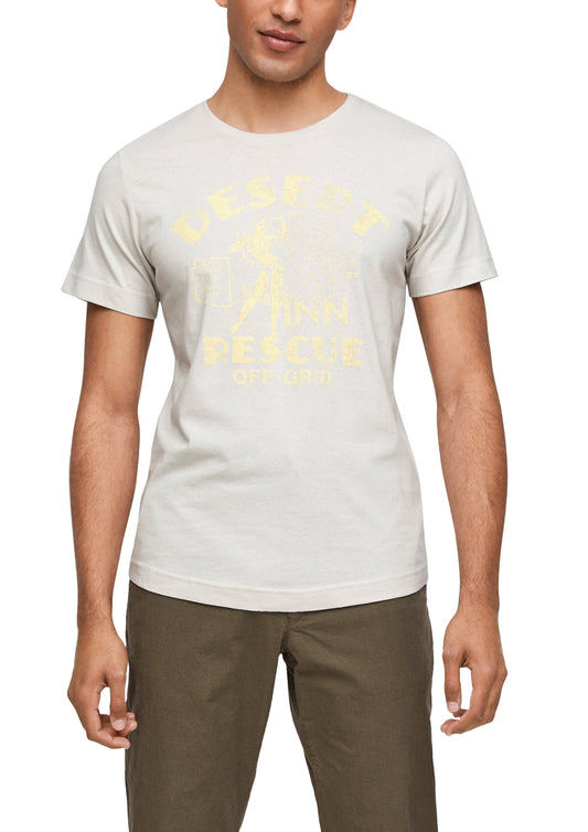 T-Shirt kurzarm off-white Bild 2