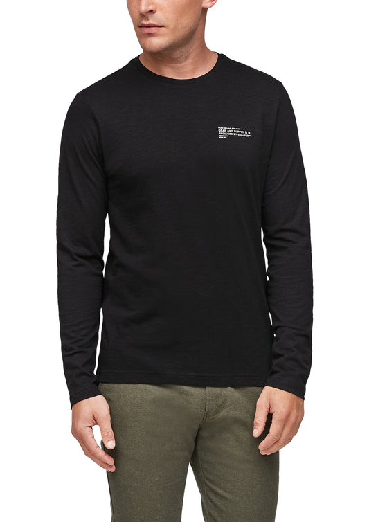 T-Shirt langarm GREY/BLACK Bild 2