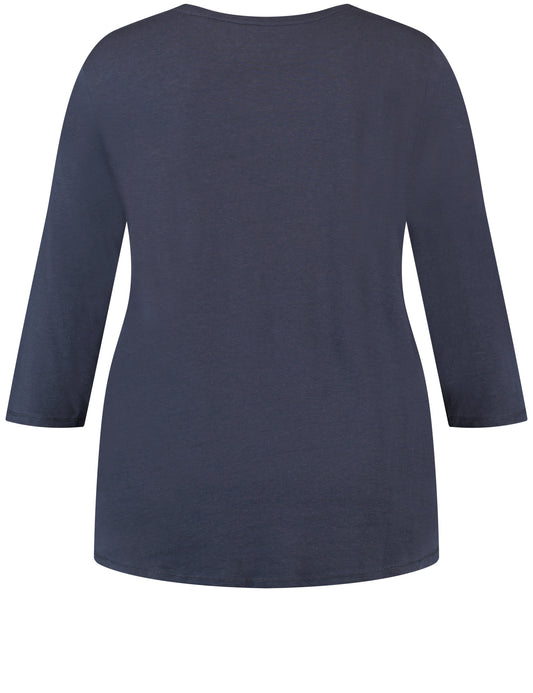 3/4-Arm-Shirt mit Frontprint 8572 Bild 2