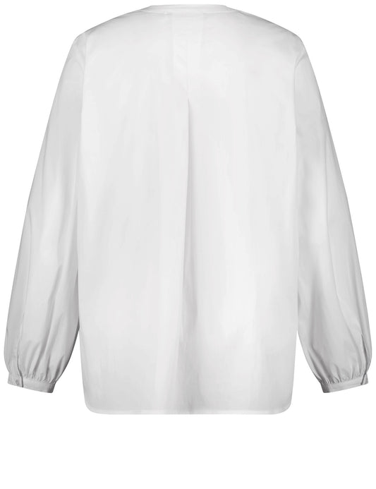 Baumwoll-Tunika mit Stickerei WHITE Bild 2