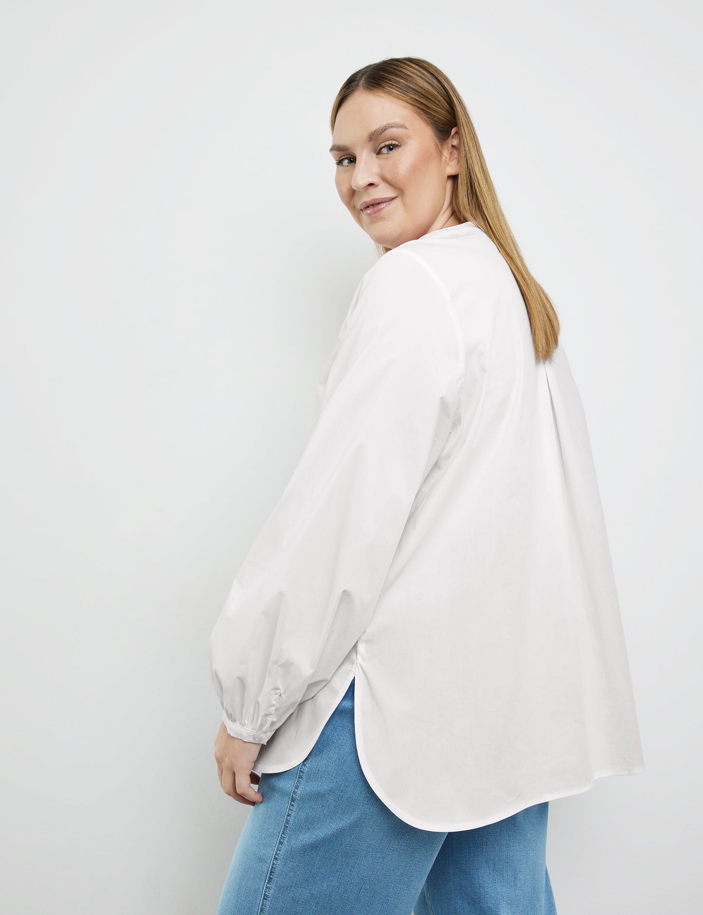 Baumwoll-Tunika mit Stickerei WHITE Bild 8