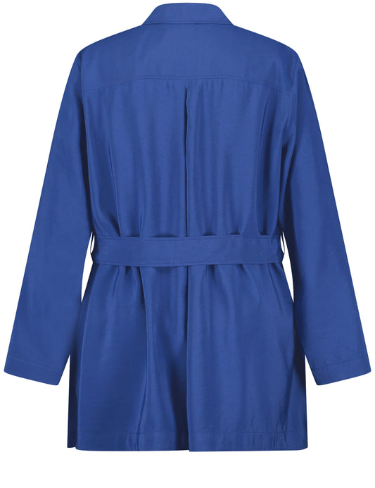 Feiner Blusenblazer mit Bindegürtel 8750 Bild 2