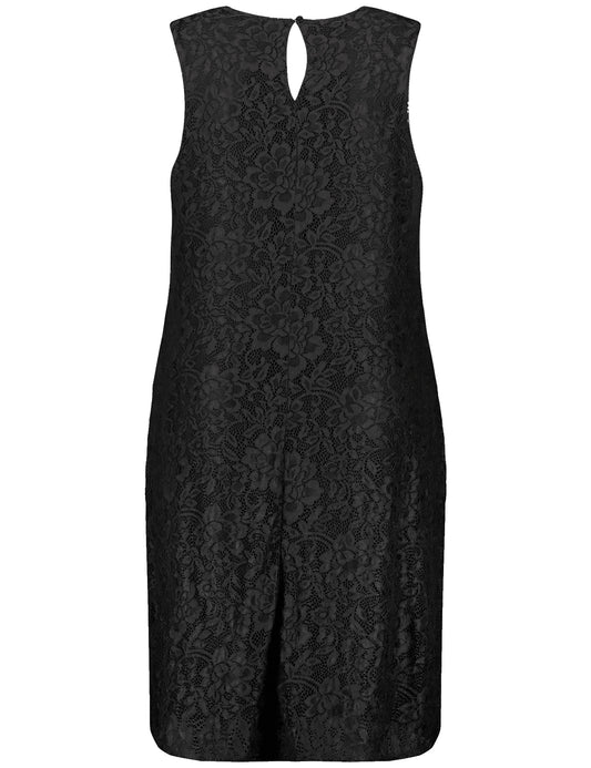 Ärmelloses Spitzenkleid mit Stretchkomfort BLACK Bild 2