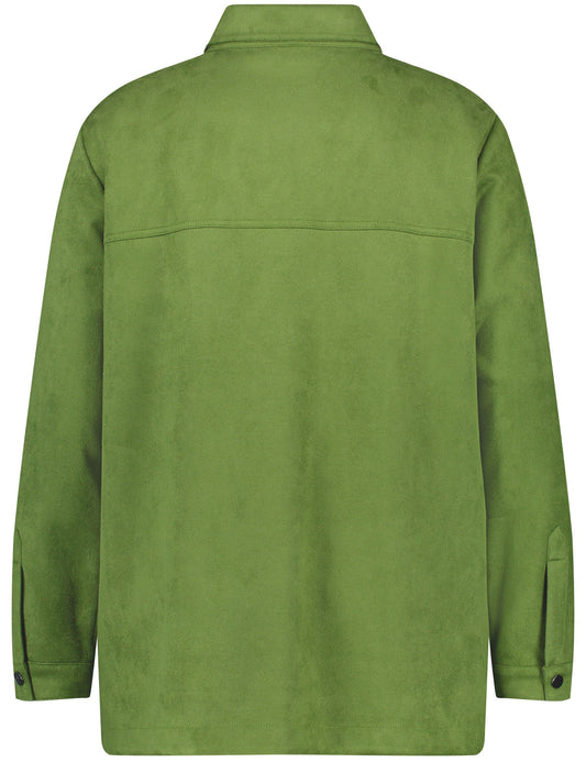 Lässiges Overshirt mit Veloursoptik 5570 Bild 2