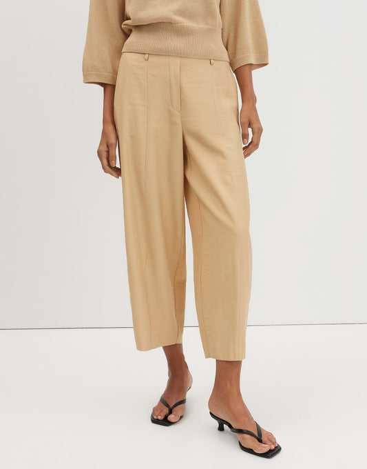Cisilia cropped curved honey beige Bild 2