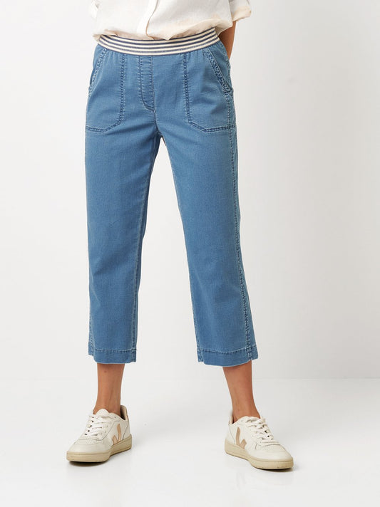 Sue Jogpants 3/4 Blue Bleached Bild 2