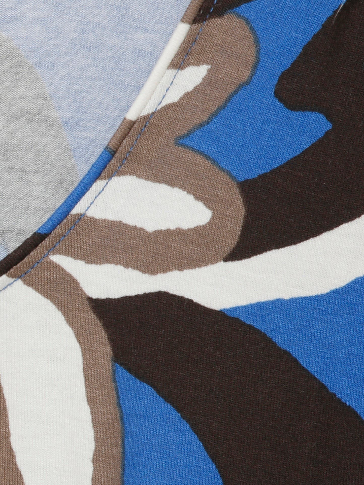 T-Shirt Rundhals 1/2 Arm Druck cobalt multicolor Bild 3