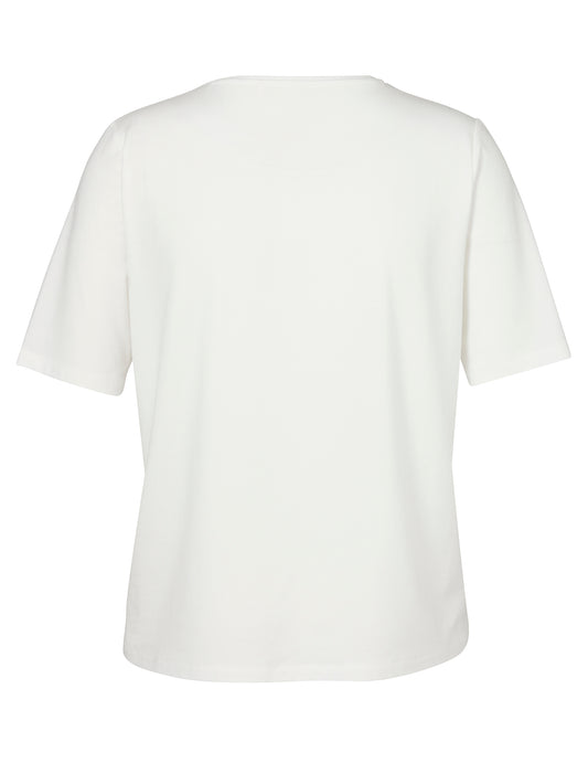 T-Shirt Rundhals 1/2 Arm Motiv ecru multicolor Bild 2