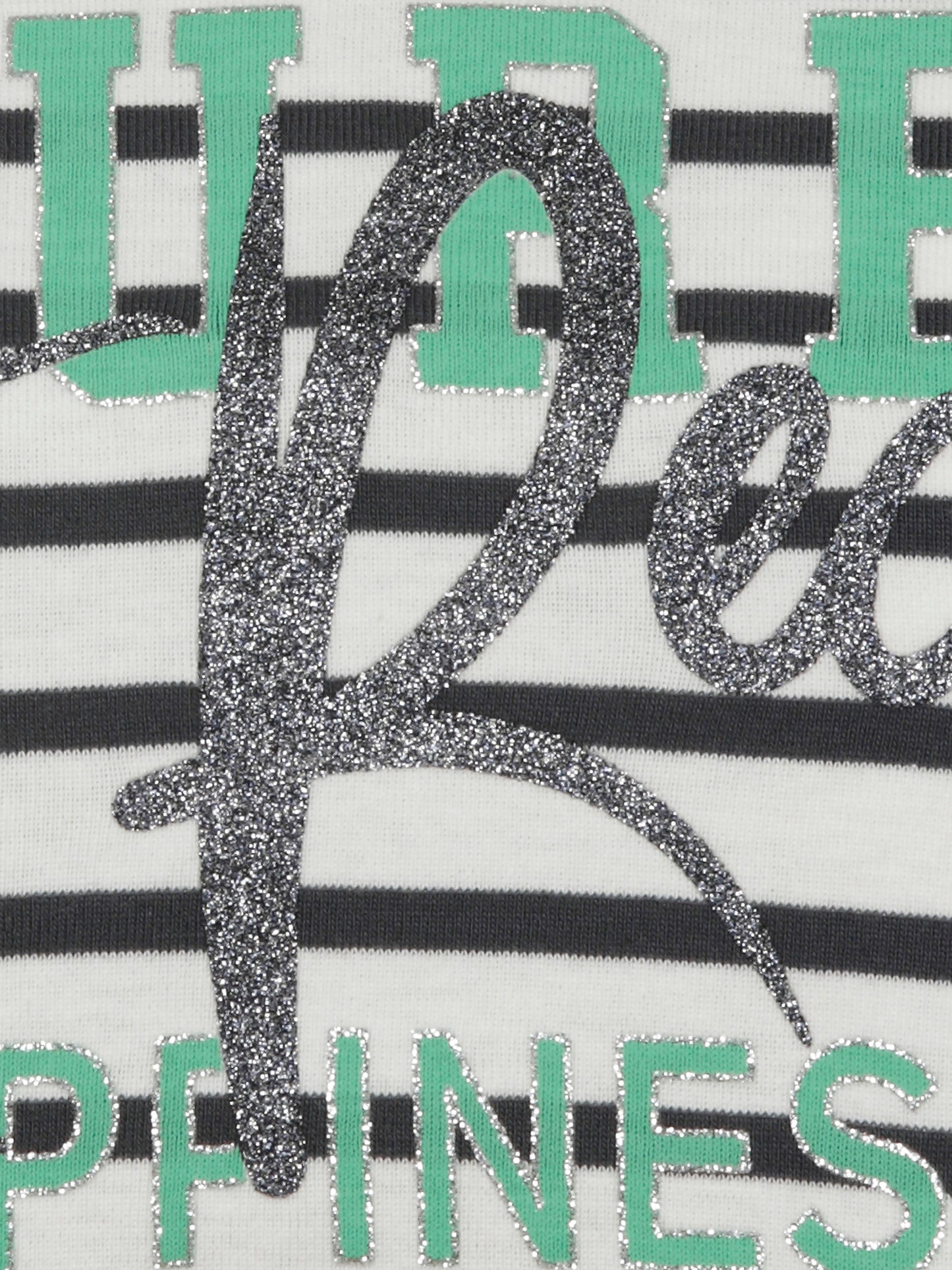 T-Shirt Rundhals 3/4 Arm Ringel ecru multicolor Bild 3