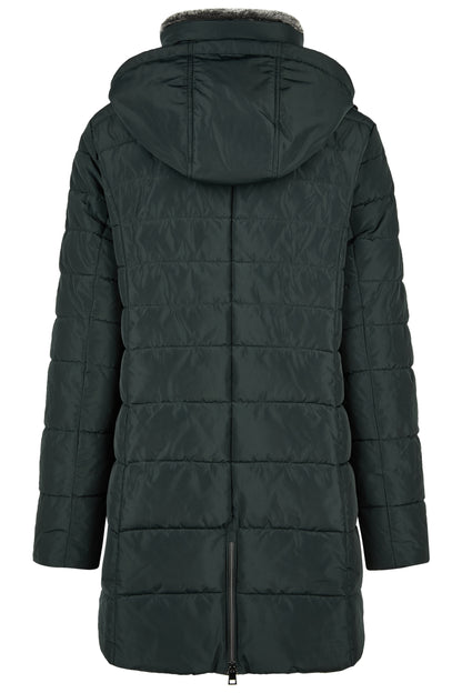 Jacke Down Free mit Kapuze und Webpelz 697 Bild 2