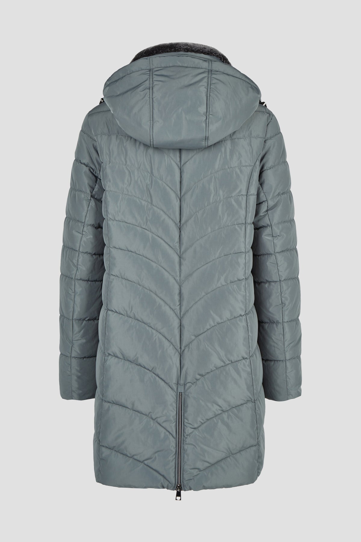Jacke Down Free mit Kapuze und Webpelz 658 Bild 2
