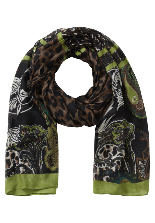 Basic-Schal Black/Green Bild 1