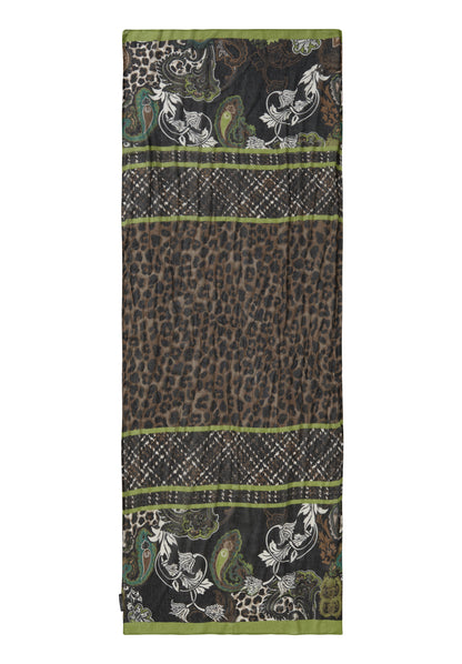 Basic-Schal Black/Green Bild 3