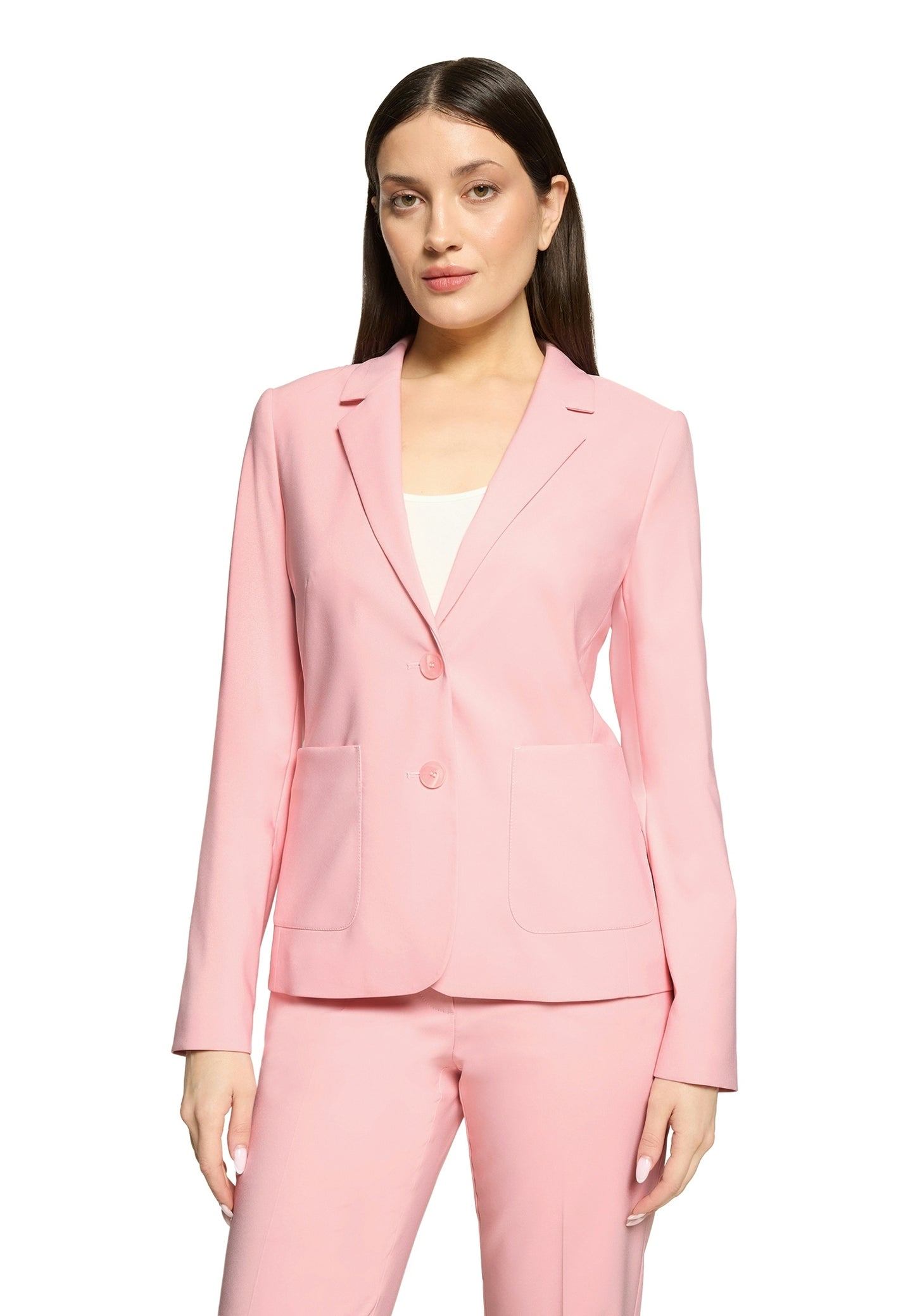 Blazer Kurz Einreiher 1/1 Arm Pink Dolphin Bild 3