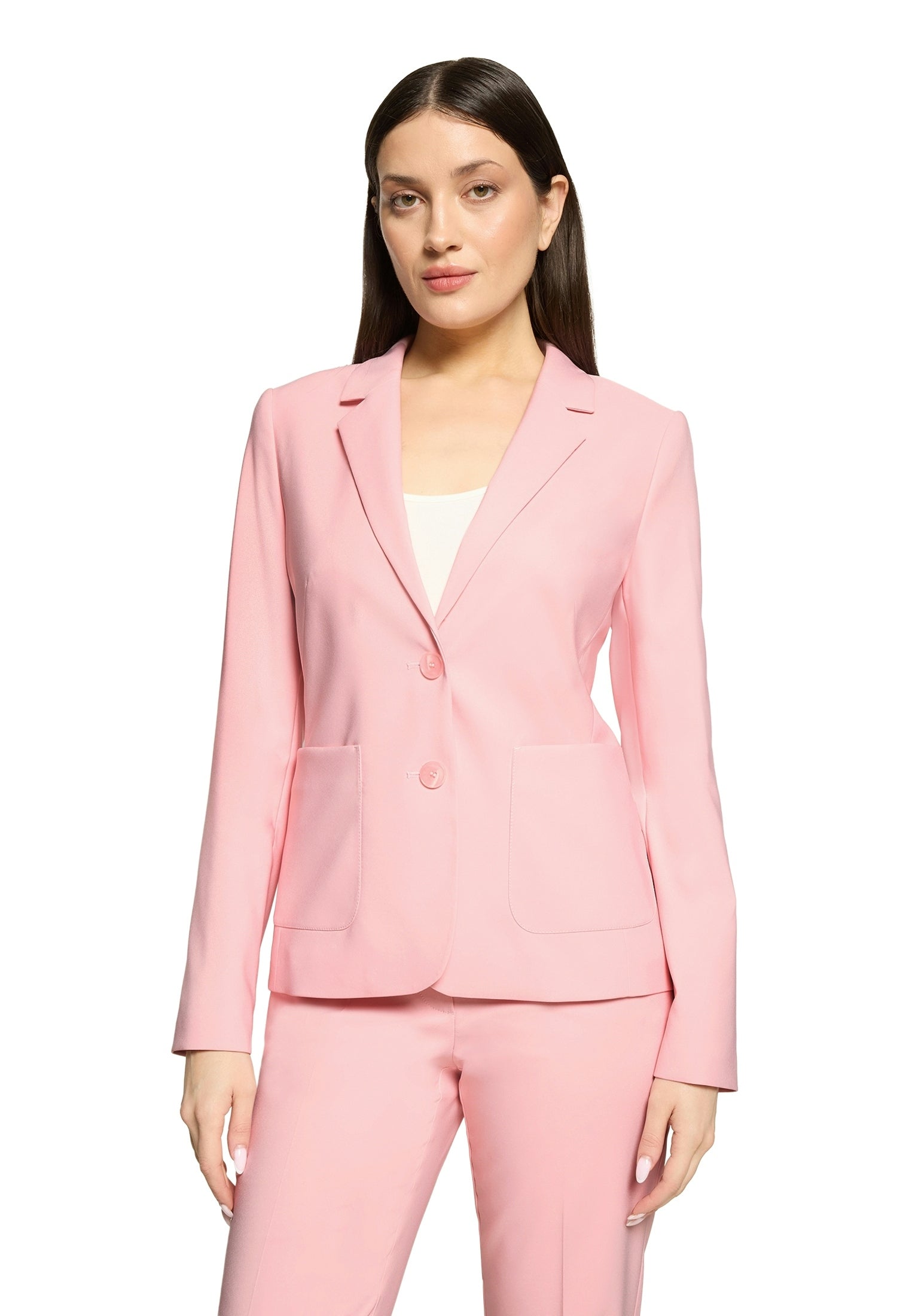 Blazer Kurz Einreiher 1/1 Arm Pink Dolphin Bild 3