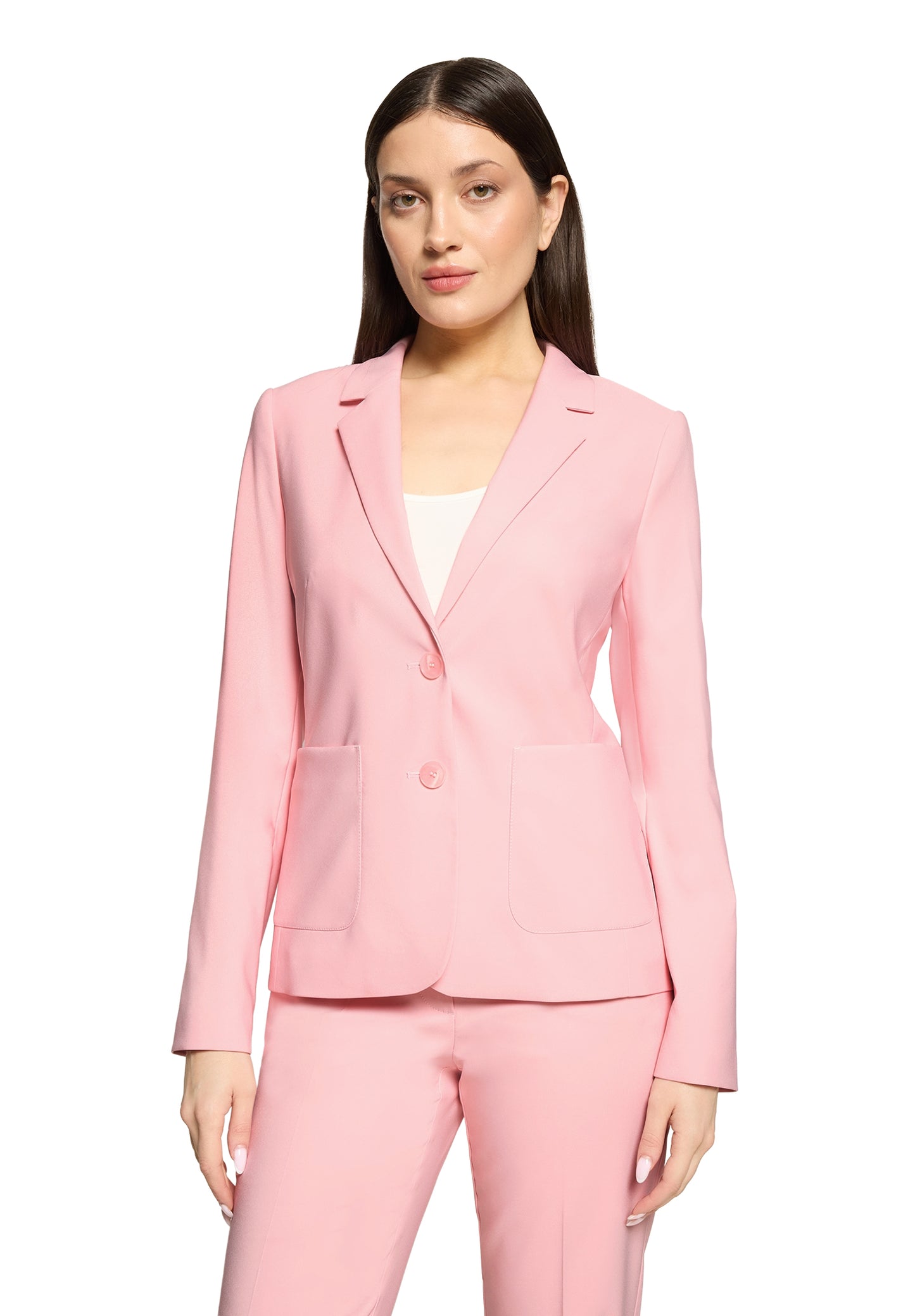 Blazer Kurz Einreiher 1/1 Arm Pink Dolphin Bild 3
