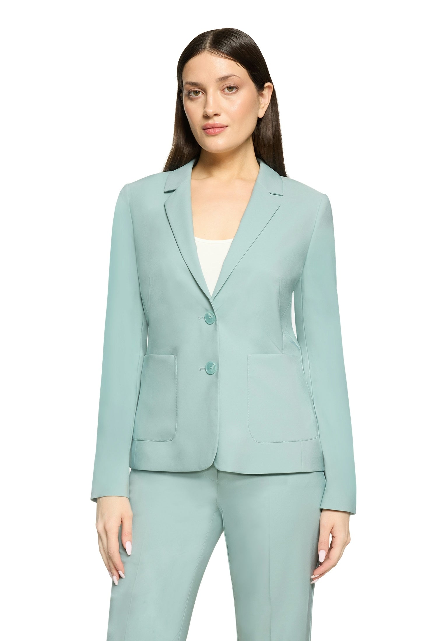 Blazer Kurz Einreiher 1/1 Arm Gray Mist Bild 3
