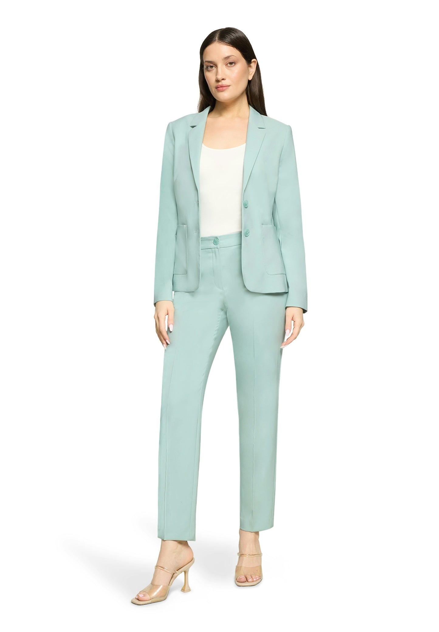 Blazer Kurz Einreiher 1/1 Arm Gray Mist Bild 5