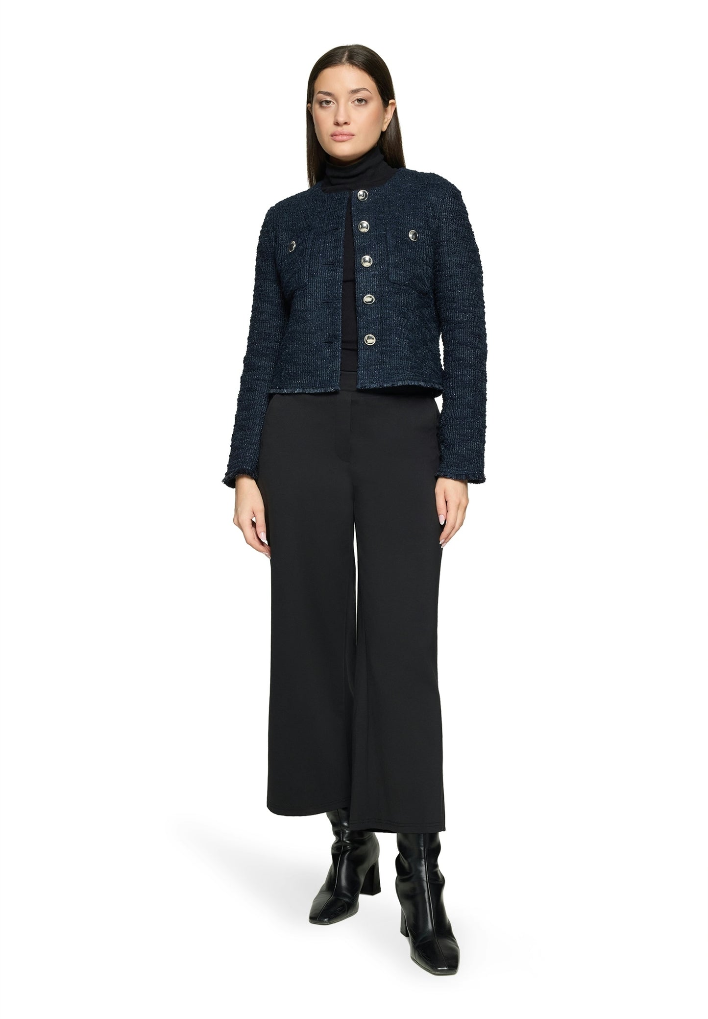 Blazerjacke Kurz 1/1 Arm Dark Sky Bild 5